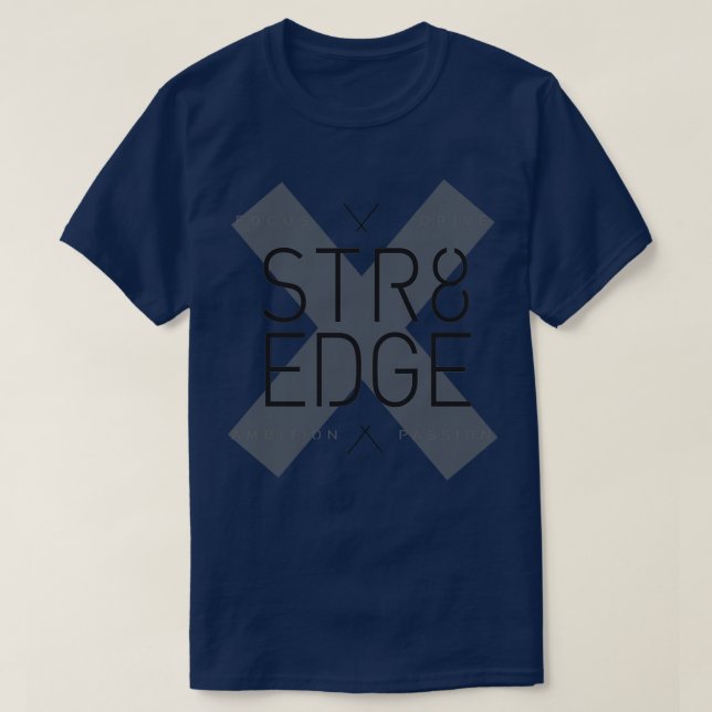 STRAIGHT EDGE T-Shirt (Design Front)