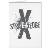 Straight Edge X dark grey (Front)