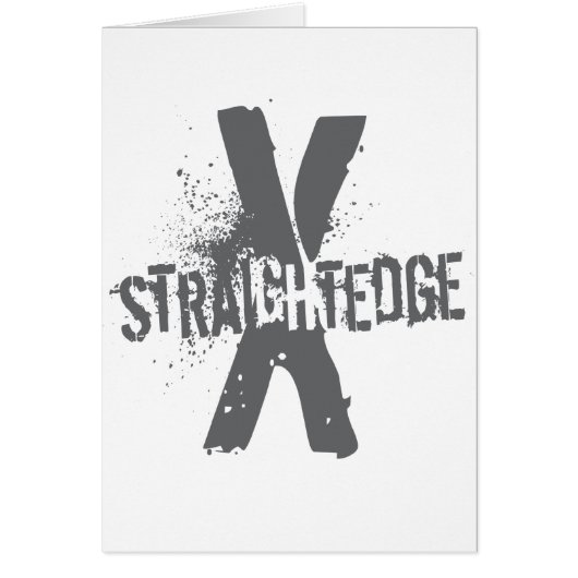 Straight Edge X dark grey (Front)