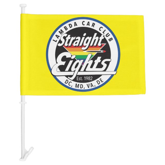 Straight Eights/LCCI Car Flag (Front)