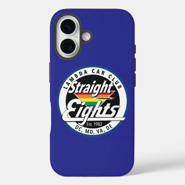 Straight Eights Phone Case (Purple) (Back)