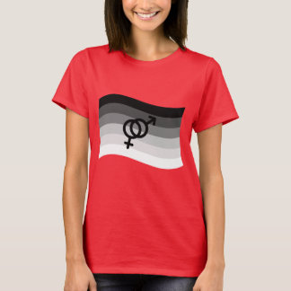 STRAIGHT FLAG WAVING WITH SYMBOL T-Shirt