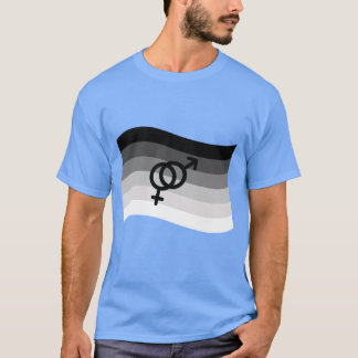 STRAIGHT FLAG WAVING WITH SYMBOL T-Shirt
