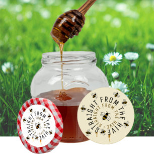 Straight From the Hive Little Bee Product Label