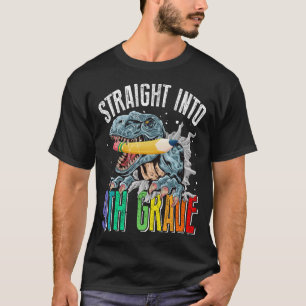 Straight Into 9th Grade Back To School First Day B T-Shirt