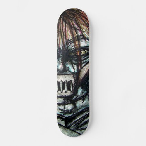 Straight Jacket Psycho Killer Halloween Skateboard