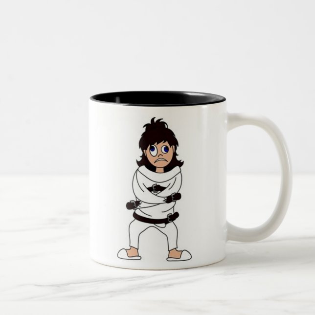 Straight Jacket Two-Tone Coffee Mug (Right)