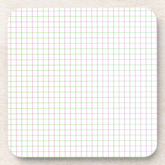 Straight Lines Beverage Coaster (Front)