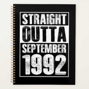 Straight Outta 1992 29th Birthday Planner
