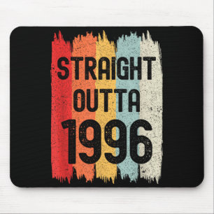 Straight Outta 1996 Funny Retro Birthday Awesome S Mouse Pad
