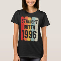 Straight Outta 1996 Funny Retro Birthday Awesome S