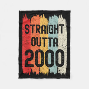 Straight Outta 2004 Funny Retro Birthday Awesome S Fleece Blanket