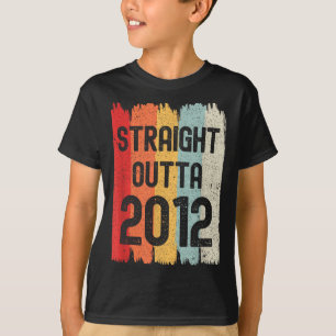 Straight Outta 2012 Funny Retro Birthday Awesome S T-Shirt