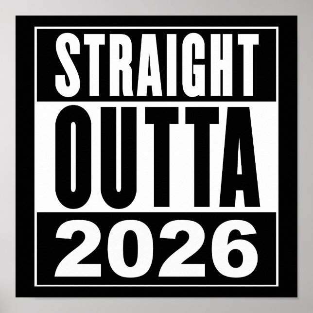 Straight Outta 2026 Poster (Front)