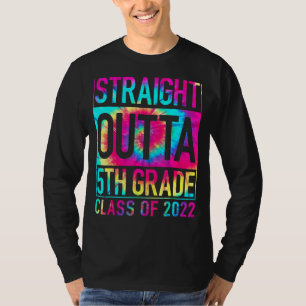 Straight Outta 5th Grade Graduation Fifth Grade T T-Shirt