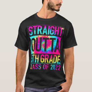 Straight Outta 5th Grade Great Graduation Gift Tie T-Shirt