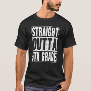 Straight Outta 5th Grade School Graduation Fifth G T-Shirt