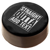 STRAIGHT OUTTA - add your text here/create own Chocolate Dipped Oreo (Angled)