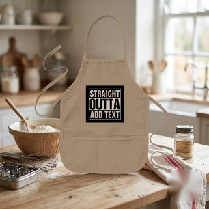 STRAIGHT OUTTA - add your text here/create own Kids' Apron