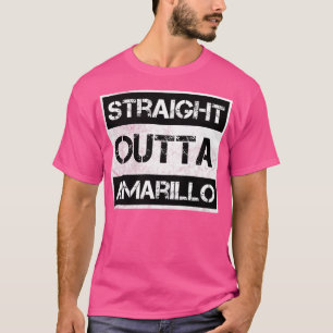 Straight Outta Amarillo Texas Vintage Distressed S T-Shirt