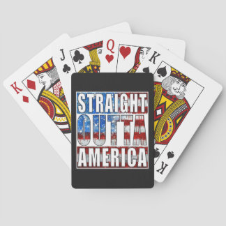 Straight Outta America Poker Cards