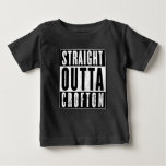 Straight Outta... Baby T-shirt at Zazzle