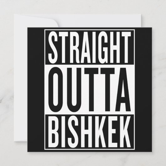 straight outta Bishkek (Front)