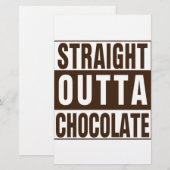Straight Outta Brown Chocolate (Front/Back)