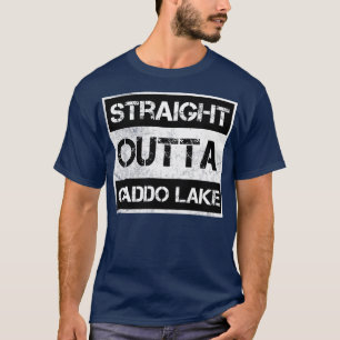 Straight Outta Caddo Lake Vintage Distressed Souve T-Shirt