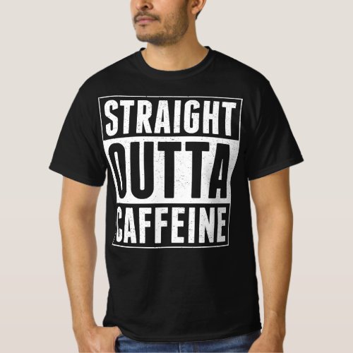Straight Outta Caffeine Christmas Ugly Sweater