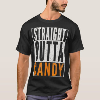 STRAIGHT OUTTA CANDY Trick or Treat Halloween T-Shirt