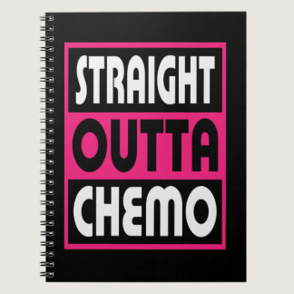 Straight Outta Chemo Breast Cancer Notebook