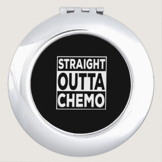 Straight Outta Chemo Compact Mirror
