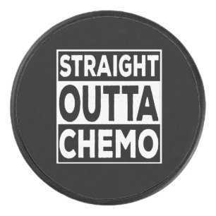Straight Outta Chemo Hockey Puck