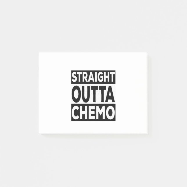 Straight Outta Chemo Post-it Notes (Front)