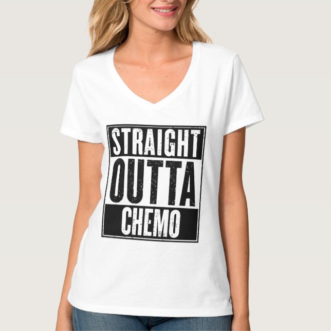 Straight Outta Chemo T-Shirt (Front)