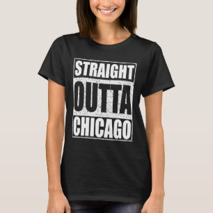 Straight Outta Chicago Illinois State T-Shirt