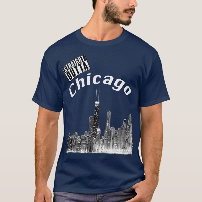 Straight OUTTA Chicago T-Shirt (Front)