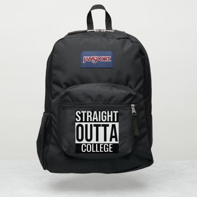 Straight Outta College Backpack (Front)