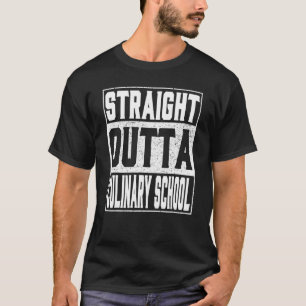 Straight Outta Culinary School Graduation 2024 Boy T-Shirt