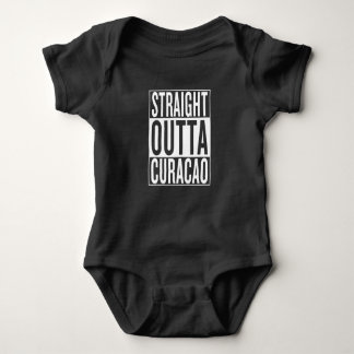 straight outta Curacao Baby Bodysuit