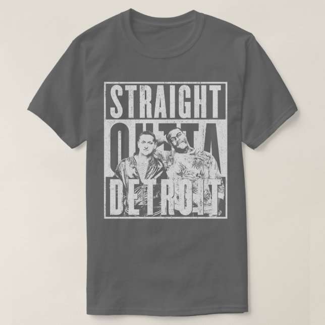 Straight Outta Detroit T-Shirt (Design Front)