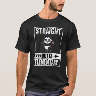 Straight Outta Elementary Primary School Graduate  T-Shirt