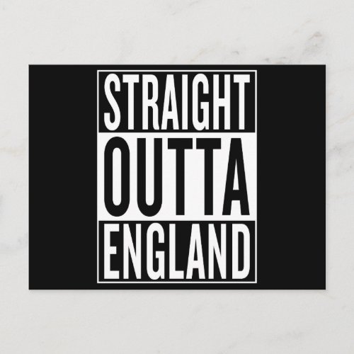 straight outta England Postcard