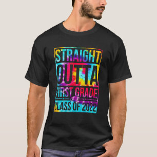 Straight Outta First Grade Great Graduation Tie D T-Shirt