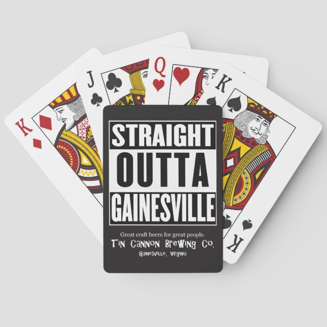Straight Outta Gainesville Playing Cards (Back)