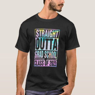 Straight Outta Grad School Great Graduation Tie D T-Shirt