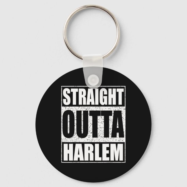 Straight Outta Harlem  Keychain (Front)