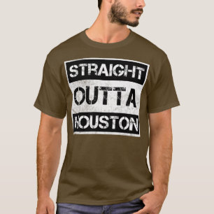 Straight Outta Houston Texas Vintage Distressed So T-Shirt