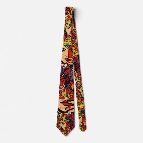 Straight Outta Irkalla Love and Rage t-shirt Neck Tie